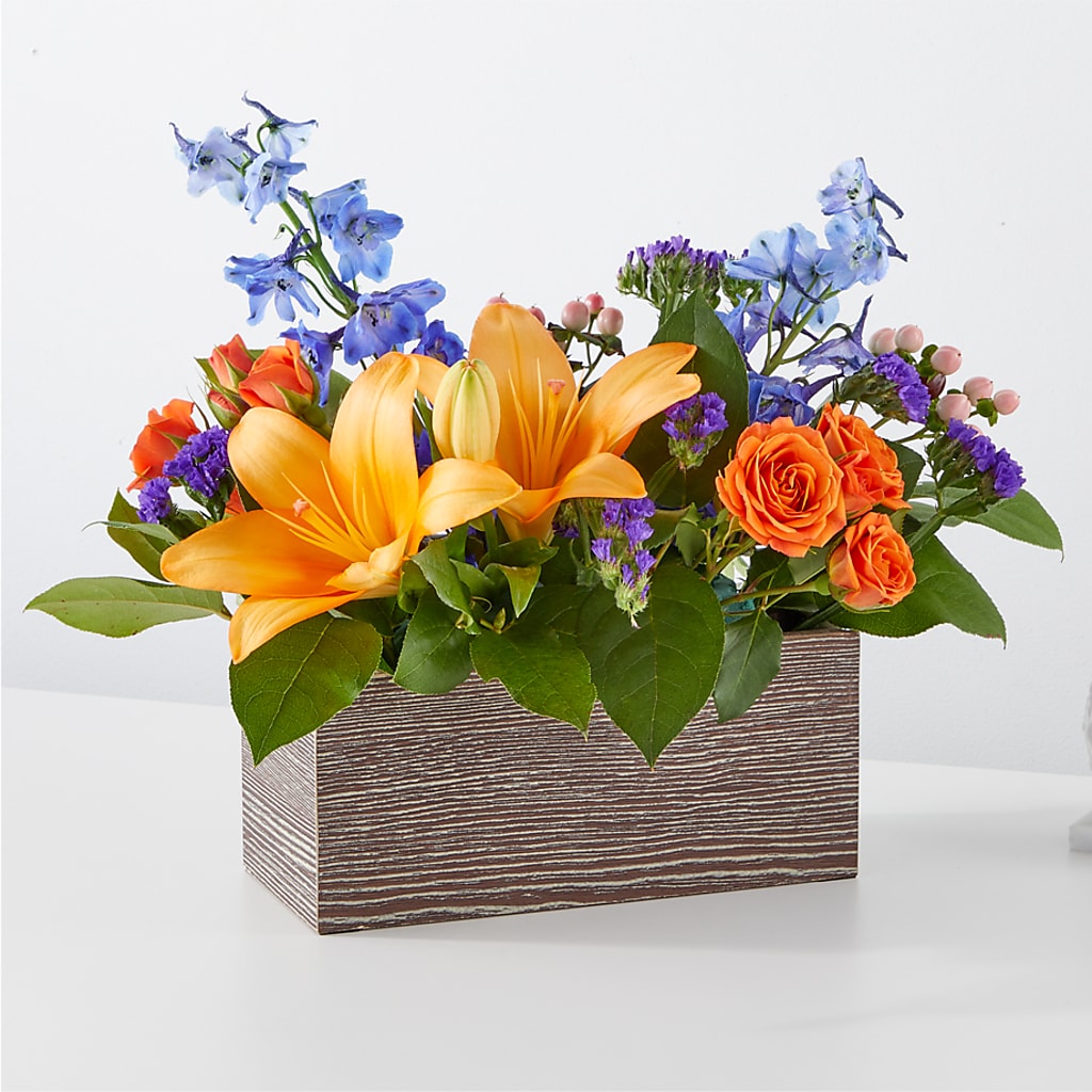 Radiant Citrus Box Bouquet – THE MOST BLOOMS & MORE, Grand Bay AL