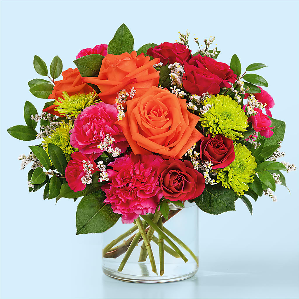 Colorful Carnival Bouquet – THE MOST BLOOMS & MORE, Grand Bay AL