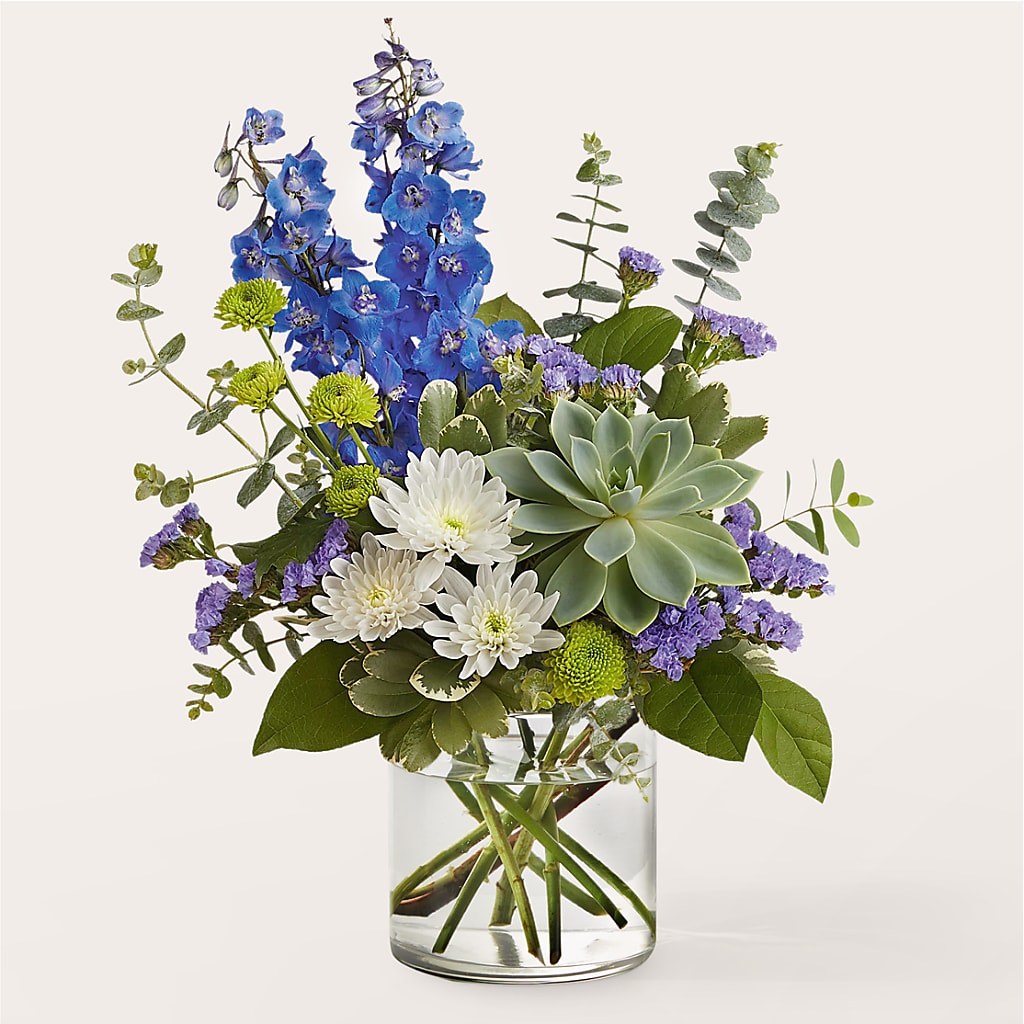 Cerulean Waves Bouquet – THE MOST BLOOMS & MORE, Grand Bay AL