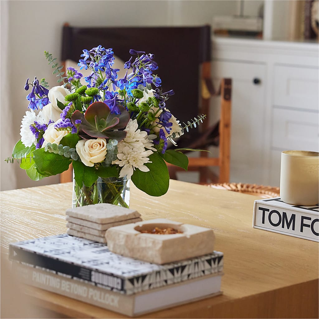 Cerulean Waves Bouquet – THE MOST BLOOMS & MORE, Grand Bay AL