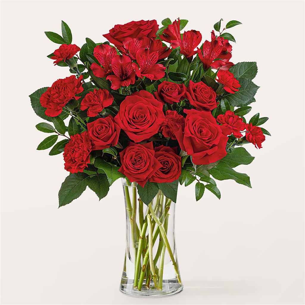 Brilliant Ruby Bouquet – THE MOST BLOOMS & MORE, Grand Bay AL
