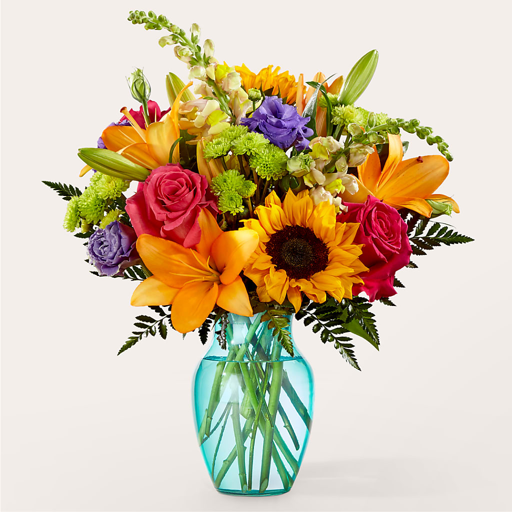 Double Rainbow Bouquet – THE MOST BLOOMS & MORE, Grand Bay AL