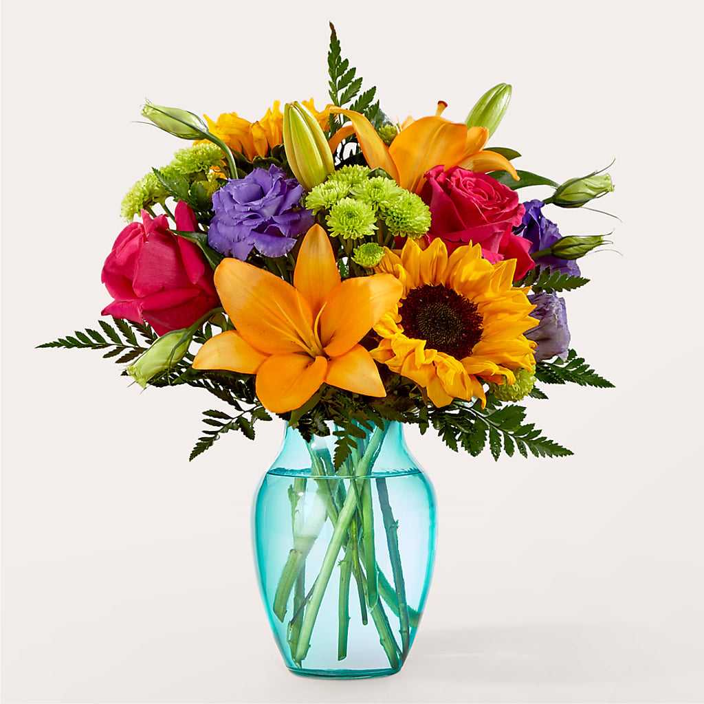Double Rainbow Bouquet – THE MOST BLOOMS & MORE, Grand Bay AL
