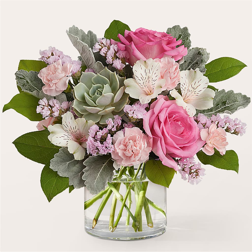 Dusty Rose Bouquet – THE MOST BLOOMS & MORE, Grand Bay AL