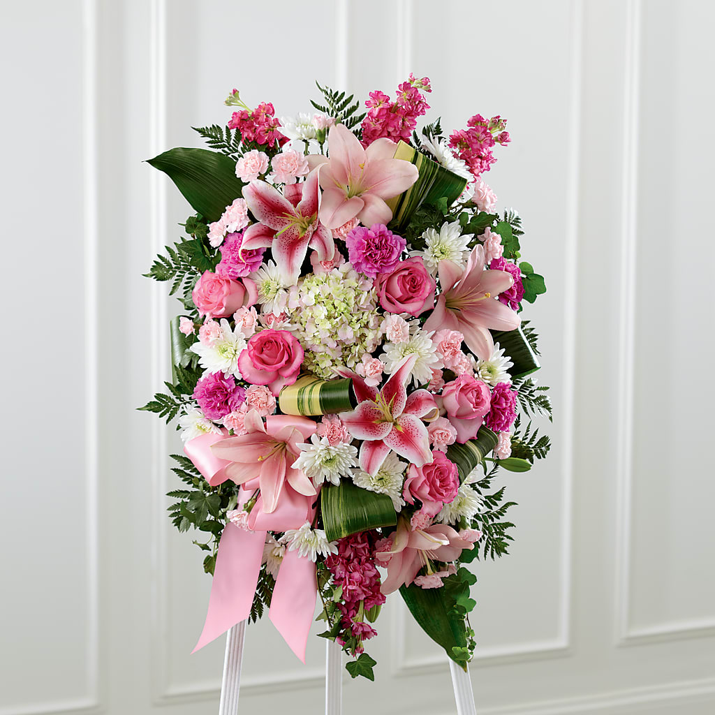 Comforting Standing Spray – THE MOST BLOOMS & MORE, Grand Bay AL
