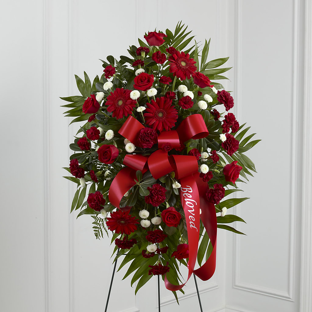 Treasured Memories Standing Spray – THE MOST BLOOMS & MORE, Grand Bay AL