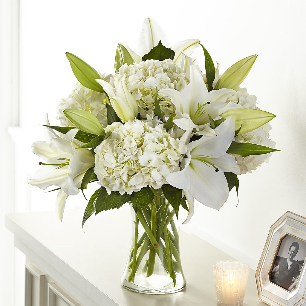 Compassionate Lily Bouquet – THE MOST BLOOMS & MORE, Grand Bay AL