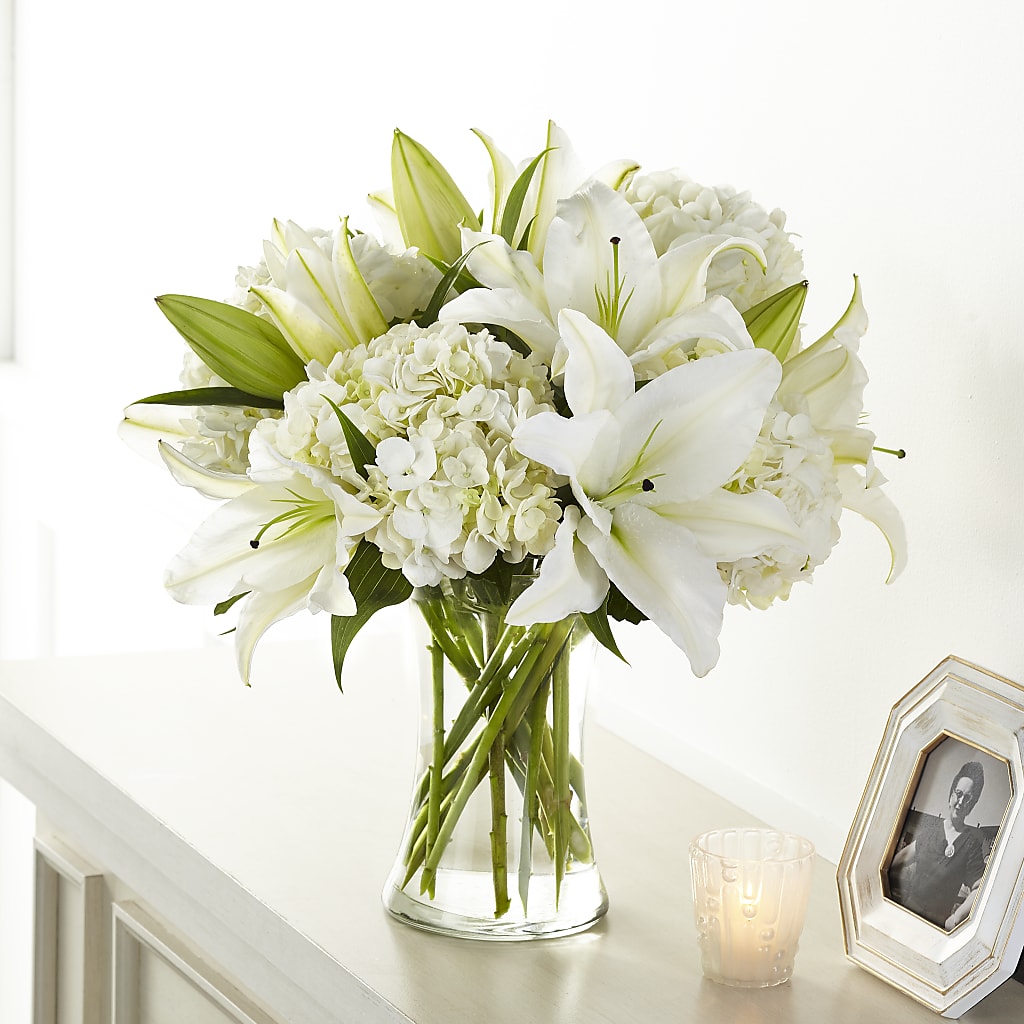 Compassionate Lily Bouquet – THE MOST BLOOMS & MORE, Grand Bay AL