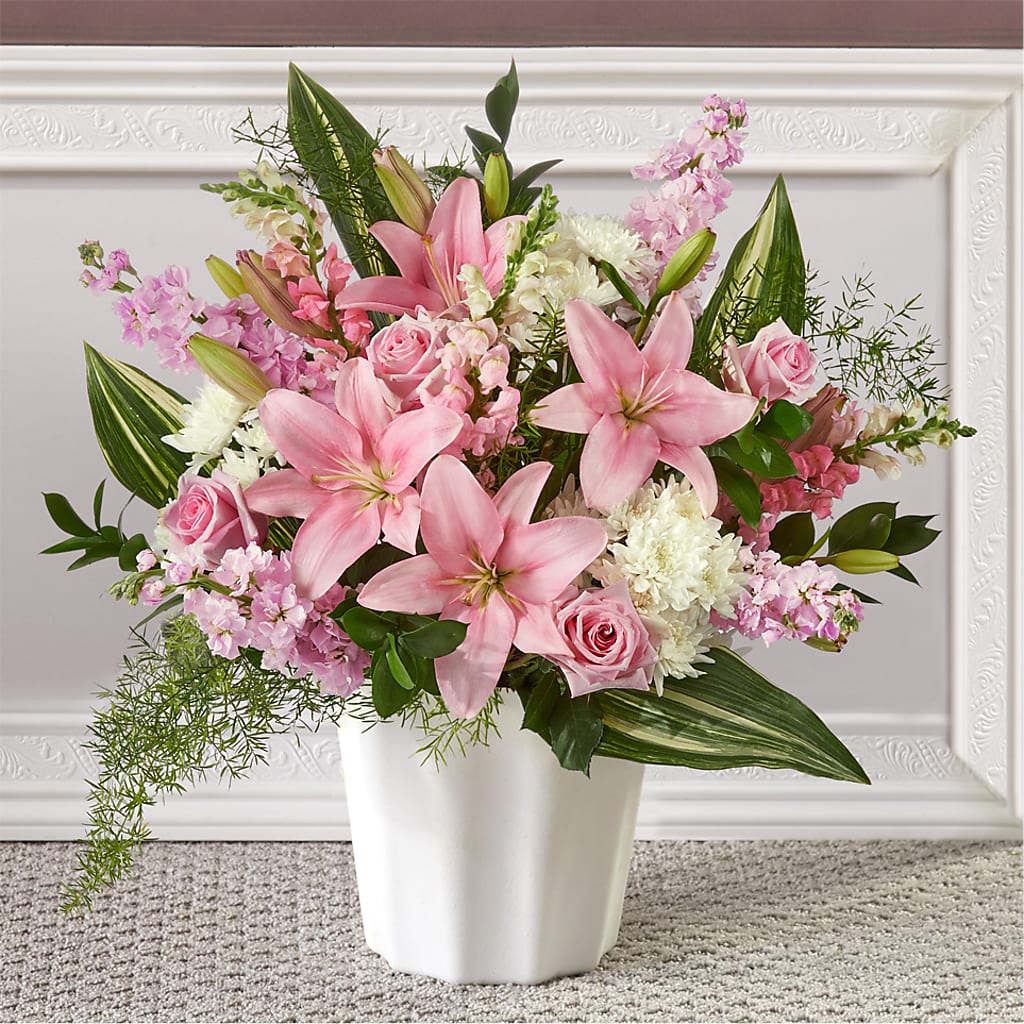 Simply Serene Floor Basket – THE MOST BLOOMS & MORE, Grand Bay AL