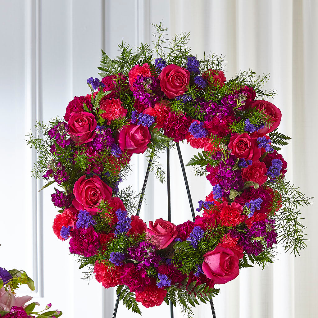 Calming Colors Wreath – THE MOST BLOOMS & MORE, Grand Bay AL