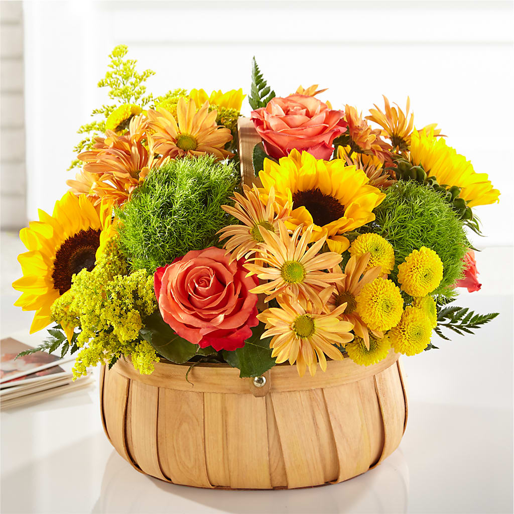 Harvest Sunflower Basket – THE MOST BLOOMS & MORE, Grand Bay AL