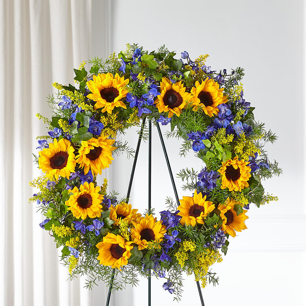 Bright Rays Wreath – THE MOST BLOOMS & MORE, Grand Bay AL