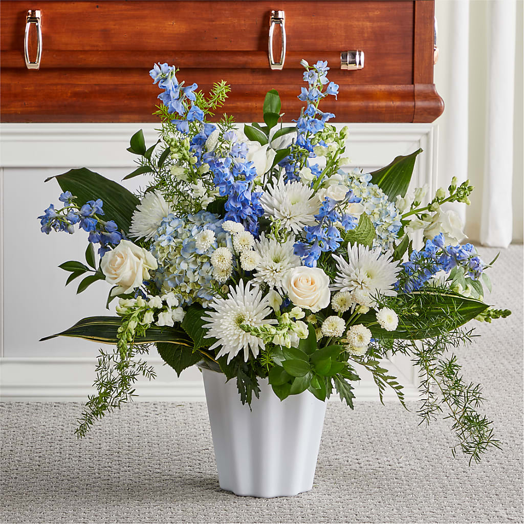 Everlasting Memories Floor Basket – THE MOST BLOOMS & MORE, Grand Bay AL