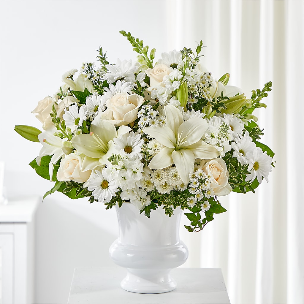 Uplifting Urn Arrangement – THE MOST BLOOMS & MORE, Grand Bay AL