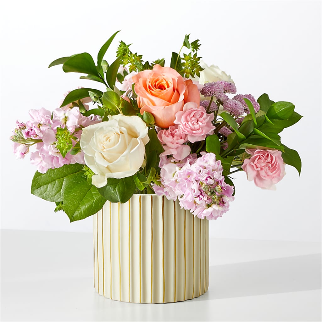 French Market Bouquet with Ivory Vase – THE MOST BLOOMS & MORE, Grand Bay AL