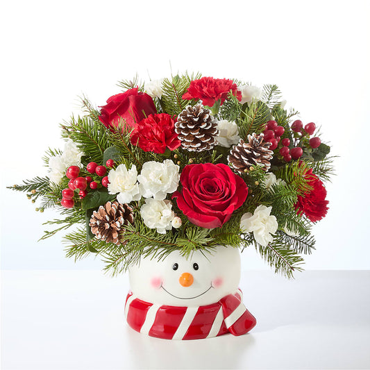 Jolly Snowman Bouquet – THE MOST BLOOMS & MORE, Grand Bay AL