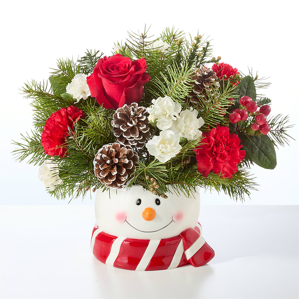 Jolly Snowman Bouquet – THE MOST BLOOMS & MORE, Grand Bay AL