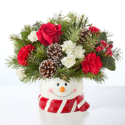 Jolly Snowman Bouquet – THE MOST BLOOMS & MORE, Grand Bay AL