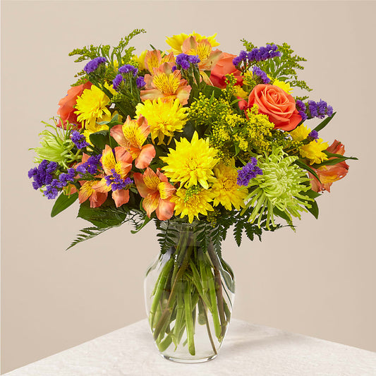 Marmalade Skies Bouquet – THE MOST BLOOMS & MORE, Grand Bay AL