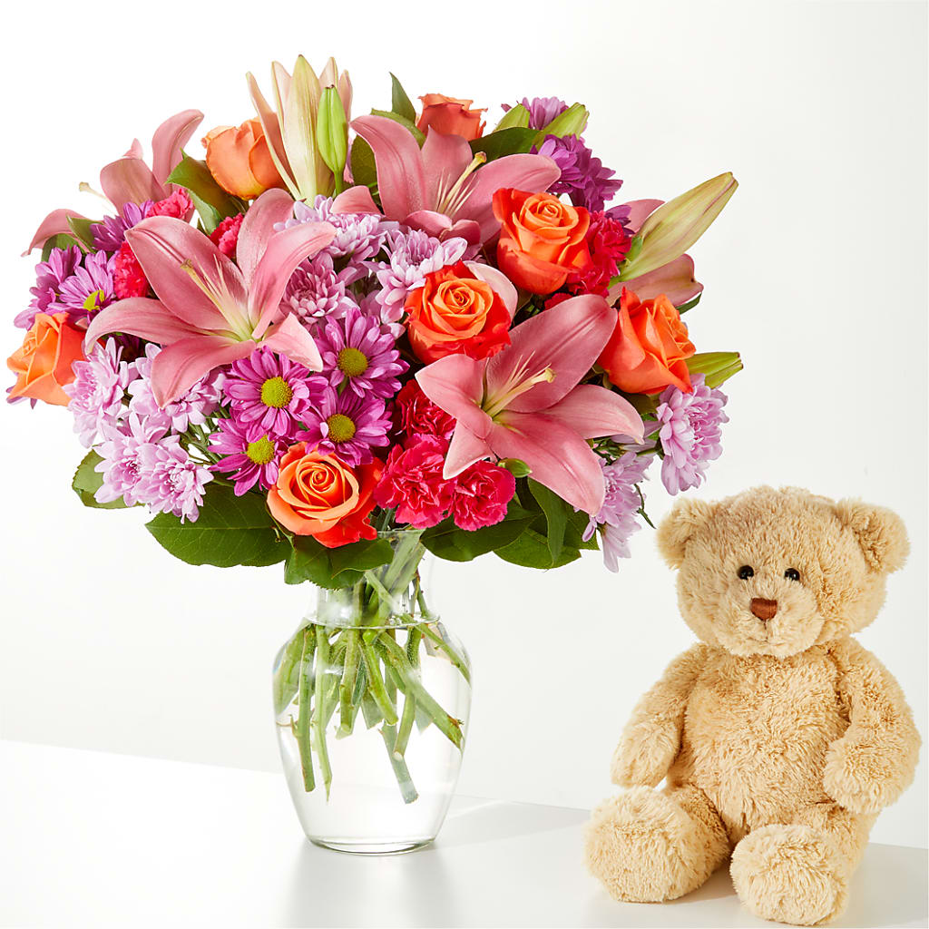 One and Only Bouquet and Bear Bundle – THE MOST BLOOMS & MORE, Grand Bay AL