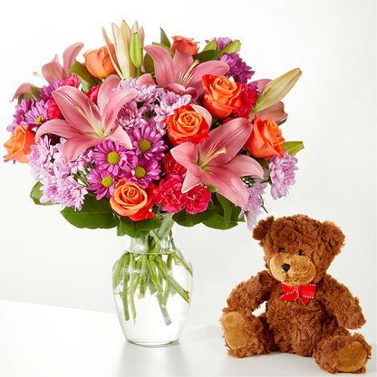 One and Only Bouquet and Bear Bundle – THE MOST BLOOMS & MORE, Grand Bay AL