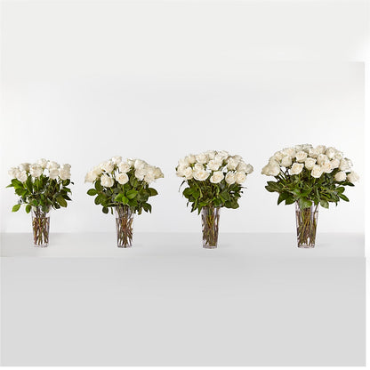 Long Stem White Rose Bouquet – THE MOST BLOOMS & MORE, Grand Bay AL