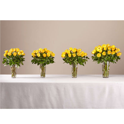 Long Stem Yellow Rose Bouquet – THE MOST BLOOMS & MORE, Grand Bay AL
