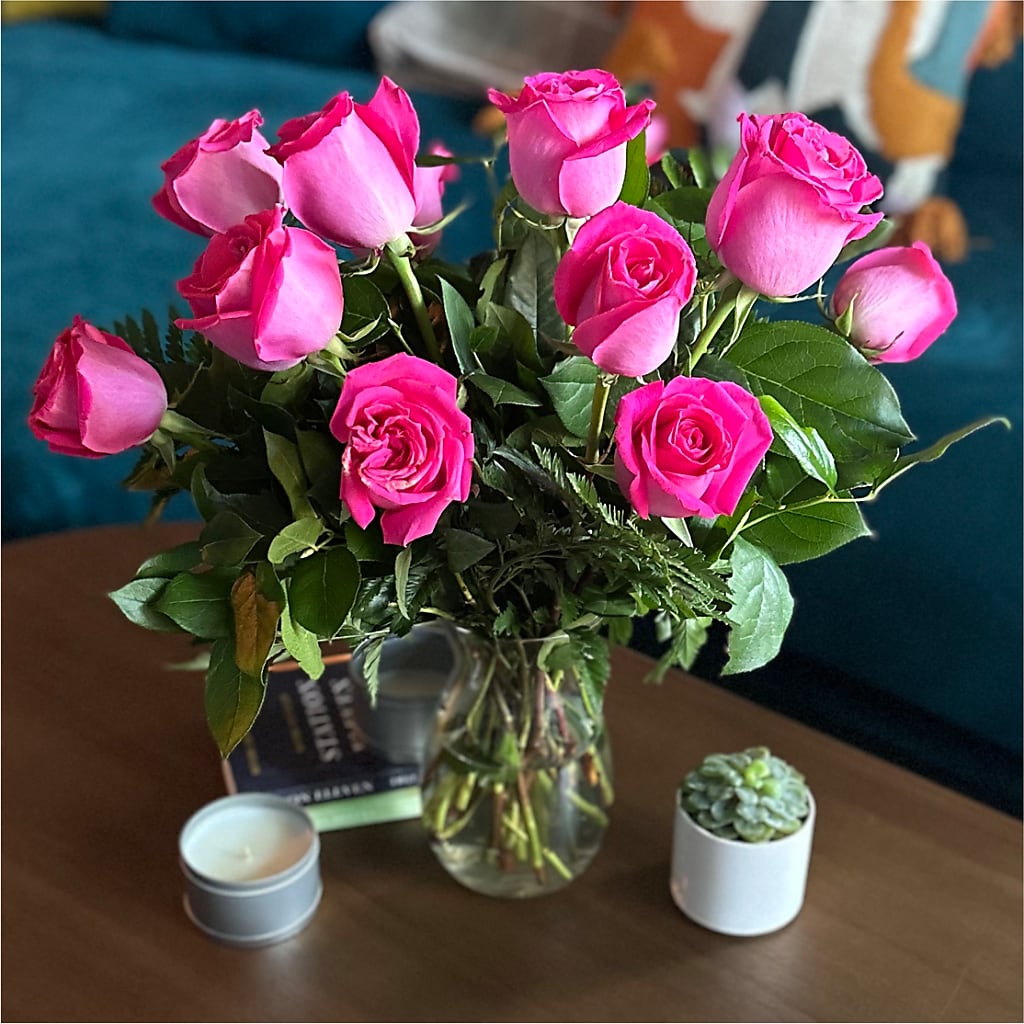 Long Stem Pink Rose Bouquet – THE MOST BLOOMS & MORE, Grand Bay AL