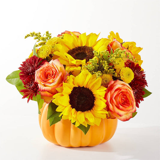 Golden Gourd Pumpkin Bouquet – THE MOST BLOOMS & MORE, Grand Bay AL