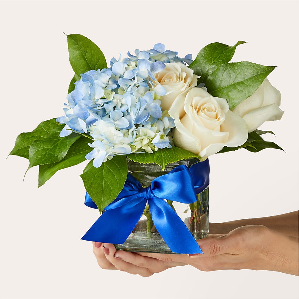 Sky Blue Delight Bouquet – THE MOST BLOOMS & MORE, Grand Bay AL