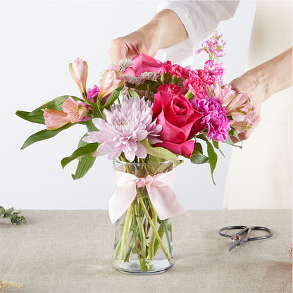 Pink Ribbon - A Florist Original – THE MOST BLOOMS & MORE, Grand Bay AL