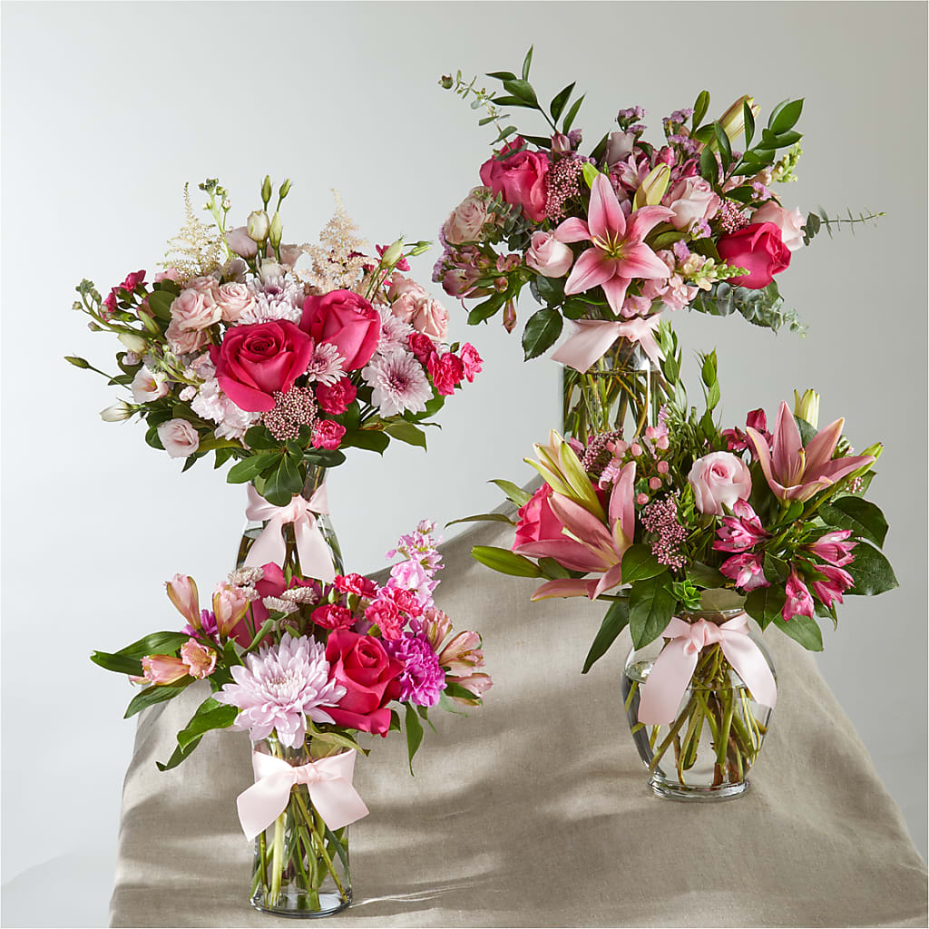 Pink Ribbon - A Florist Original – THE MOST BLOOMS & MORE, Grand Bay AL