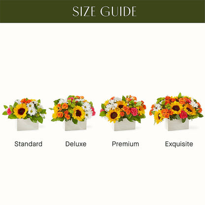 Sun-drenched Blooms Box Bouquet – THE MOST BLOOMS & MORE, Grand Bay AL
