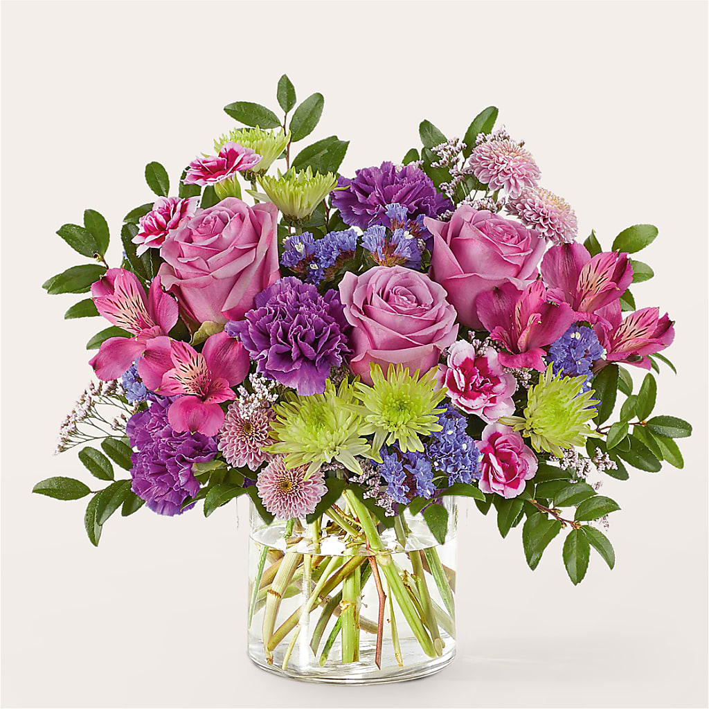 Glass Half Full Bouquet – THE MOST BLOOMS & MORE, Grand Bay AL