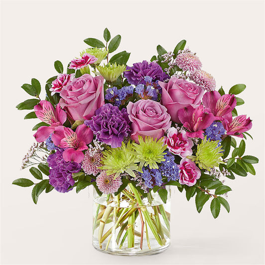 Glass Half Full Bouquet – THE MOST BLOOMS & MORE, Grand Bay AL