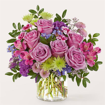 Glass Half Full Bouquet – THE MOST BLOOMS & MORE, Grand Bay AL