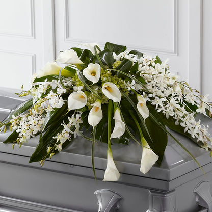 Angel Wings Casket Spray – THE MOST BLOOMS & MORE, Grand Bay AL
