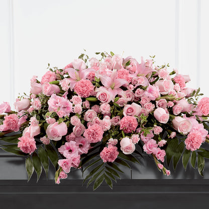 Garden of Comfort Casket Spray (Standard) – THE MOST BLOOMS & MORE, Grand Bay AL