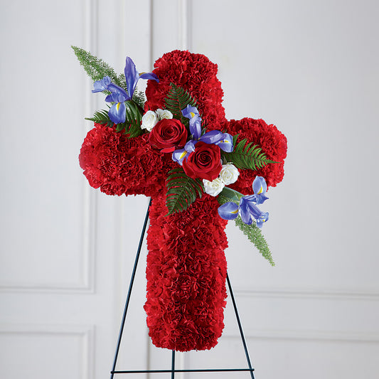 Faithful Hero Floral Cross – THE MOST BLOOMS & MORE, Grand Bay AL