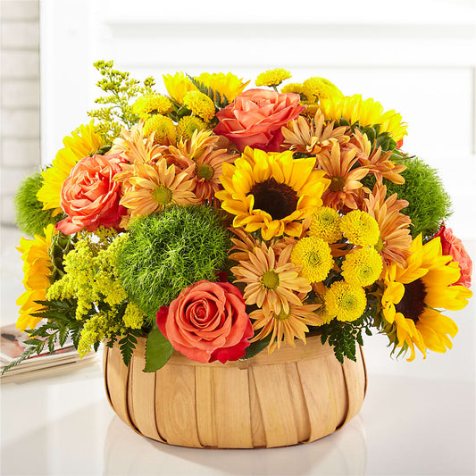 Harvest Sunflower Basket – THE MOST BLOOMS & MORE, Grand Bay AL