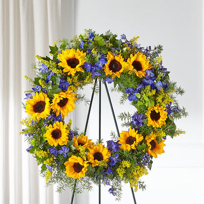 Bright Rays Wreath – THE MOST BLOOMS & MORE, Grand Bay AL
