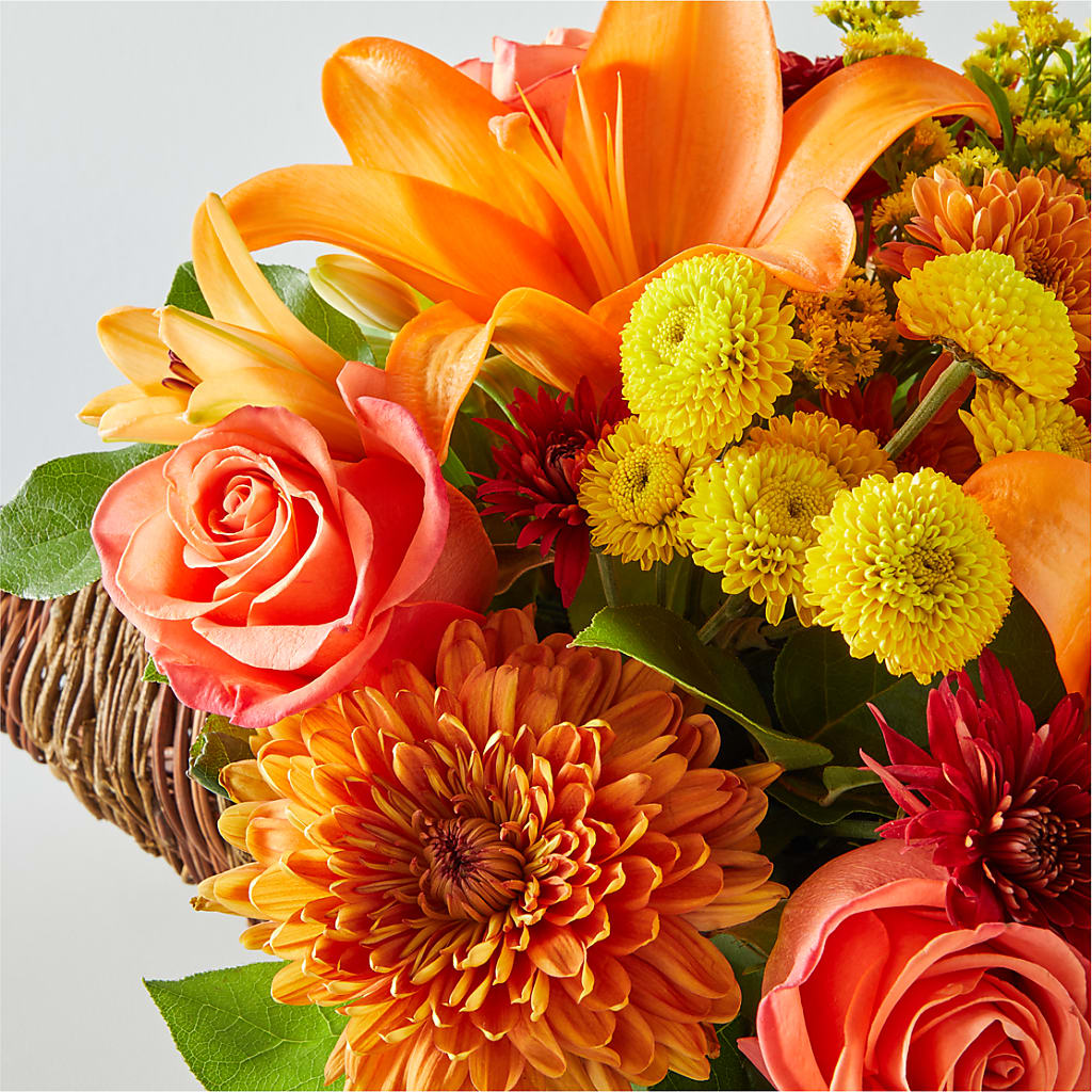 Bouquet of Blessings Cornucopia – THE MOST BLOOMS & MORE, Grand Bay AL