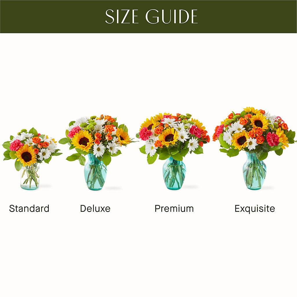 Sun-drenched Blooms Bouquet – THE MOST BLOOMS & MORE, Grand Bay AL
