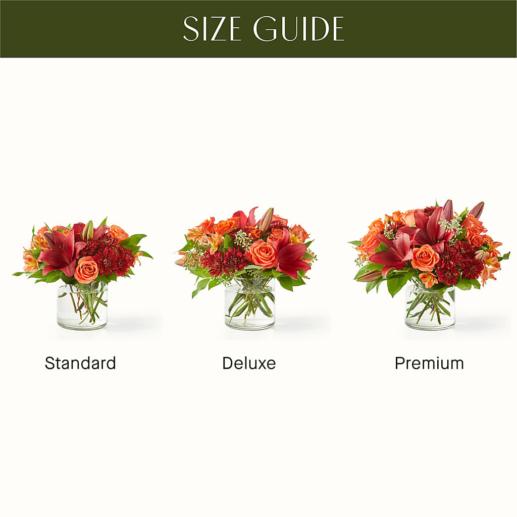 Crimson Leaves Bouquet – THE MOST BLOOMS & MORE, Grand Bay AL