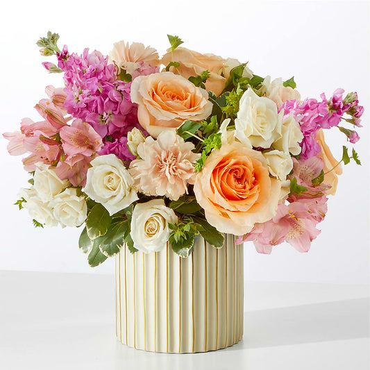 Paradise Bouquet with Ivory Vase – THE MOST BLOOMS & MORE, Grand Bay AL