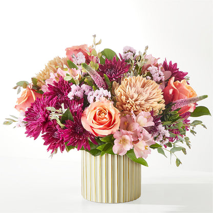Berry Cobbler Bouquet with Ivory Vase – THE MOST BLOOMS & MORE, Grand Bay AL