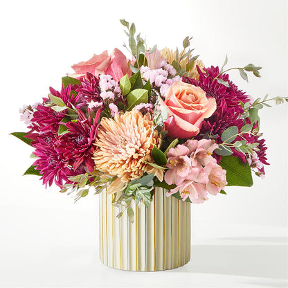 Berry Cobbler Bouquet with Ivory Vase – THE MOST BLOOMS & MORE, Grand Bay AL