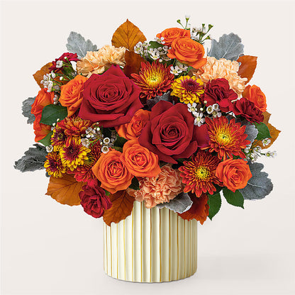 Merlot Bouquet with Ivory Vase – THE MOST BLOOMS & MORE, Grand Bay AL