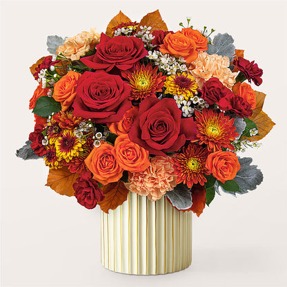 Merlot Bouquet with Ivory Vase – THE MOST BLOOMS & MORE, Grand Bay AL
