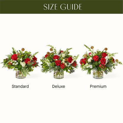 Deck the Halls Bouquet – THE MOST BLOOMS & MORE, Grand Bay AL